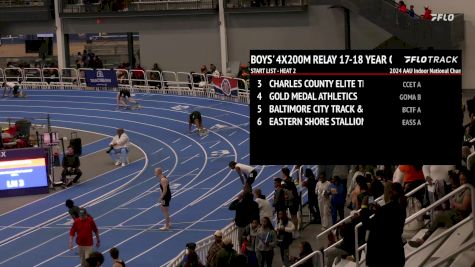 Youth Boys' 4x200m Relay, Finals 2 - Age 17-18