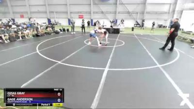 126 lbs Round 1 (8 Team) - Ozias Gray, LA vs Gage Anderson, South Dakota Blue