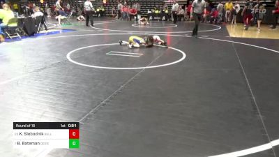 45 lbs Round Of 16 - Kaden Slebodnik, Belle Vernon vs Brock Bateman, Derry