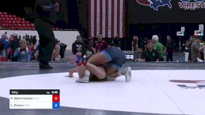 62 kg Rnd Of 32 - Paige Wehrmeister, Blue Chip Wrestling Club vs Leidaly Rivera, Florida