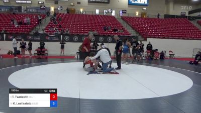 190 lbs 7th Place - Tirza Twoteeth, Kalispell Wrestling Club vs Kitana Leafaatoto, Gold Rush Wrestling