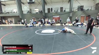 100 lbs 5th Place Match - Emilio Escobar, CA vs Kacen Hamilton, WA