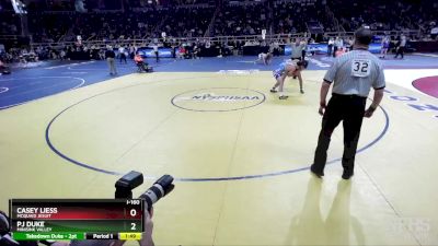 I-160 lbs Semifinal - PJ Duke, Minisink Valley vs Casey Liess, McQuaid Jesuit