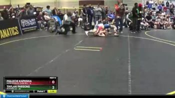 108 lbs Round 3 (6 Team) - Taylan Parsons, MI Pitbulls vs MALECHI KAPENGA, Elite Athletic Club W.E.