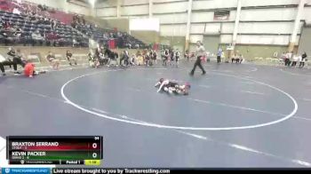 54 lbs Quarters & Wb (16 Team) - Braxton Serrano, Stout vs Kevin Packer, Idaho 2