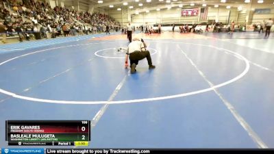 106 lbs Champ. Round 1 - Basleale Mulugeta, Washington-Liberty (Arlington) vs Erik Gavares, Freedom (South Riding)