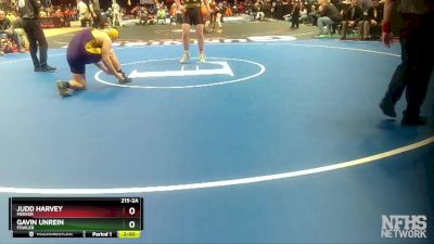 215-2A Quarterfinal - Judd Harvey, Meeker vs Gavin Unrein, Fowler