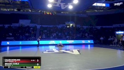 157 lbs Brooks Gable, Air Force vs Caleb Dowling, West Virginia