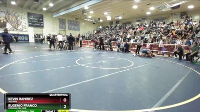 195 lbs Quarterfinal - Kevin Ramirez, Yucaipa vs Eugenio Franco, Corona Del Mar