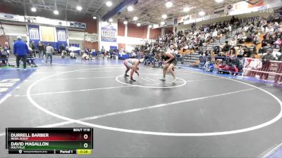 190 lbs Cons. Round 4 - David Magallon, Holtville vs Durrell Barber, Regis Jesuit