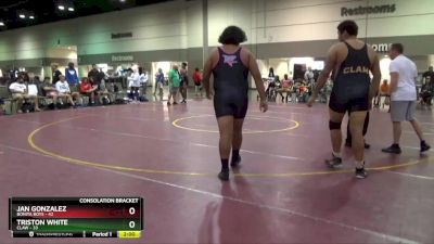 285 lbs Round 4 (16 Team) - Jan Gonzalez, Bonita Boys vs Triston White, CLAW