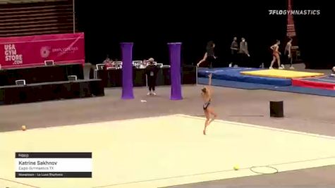 Katrine Sakhnov - Hoop, Eagle Gymnastics TX - 2021 USA Gymnastics Championships