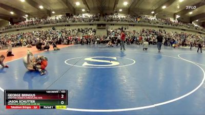 100 lbs Quarterfinal - George Bringus, Greater Heights Wrestling-AAA vs Jason Schutter, Kirksville Wrestling Club-AA