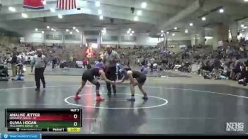 138 lbs Semis (4 Team) - Analise Jetter, Rossview (Girls) vs Olivia Hogan, Tullahoma (Girls)