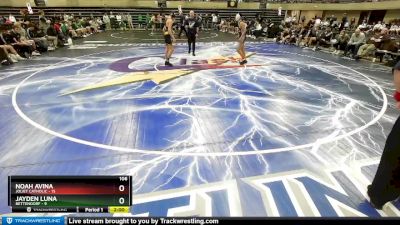 106 lbs Round 3 (4 Team) - Noah Avina, Joliet Catholic vs Jayden Luna, Bettendorf