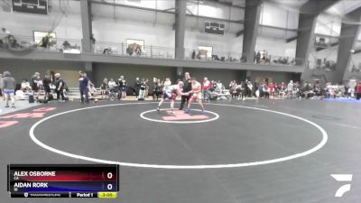 113 lbs Cons. Round 2 - Alex Osborne, CA vs Aidan Rork, ID