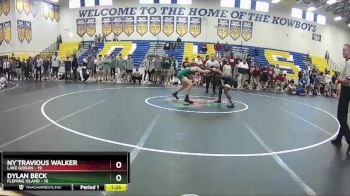 138 lbs Finals (8 Team) - Dylan Beck, Fleming Island vs Ny`Travious Walker, Lake Gibson