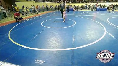 43 lbs Round Of 32 - Lucille Stanford, Smith Wrestling Academy vs Roman Hicks, R.A.W.