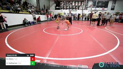 70 lbs Consi Of 8 #2 - Brayden Otero, Team Tulsa Wrestling Club vs Dylan Detherow, Verdigris Youth Wrestling