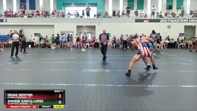 160 lbs Semis & 1st Wrestleback (8 Team) - Dominik Garcia-lopez, U2 Upstate Uprising vs Drake Depetris, Florida Scorpions