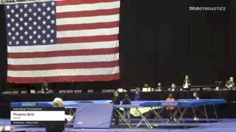 Phoenix Britt - Individual Trampoline, WHGF - 2021 USA Gymnastics Championships