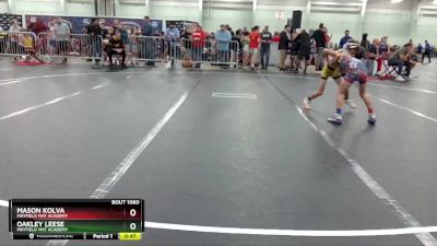 60 lbs Quarterfinal - Mason Kolva, Mayfield Mat Academy vs Oakley Leese, Mayfield Mat Academy