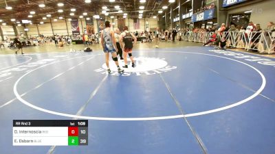 195 lbs Rr Rnd 3 - Daniel Internoscia, Red Devil Wrestling Club vs Ethan Osborn, Blue Wave