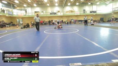 75-85 lbs Round 2 - Kobe Fallert, Oak Grove vs Jordan Aschoff, Hillsboro Wrestling Club