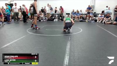 130 lbs Round 6 (8 Team) - Luke Boyer, TDWC vs Adam Phillips, 84 Athletes