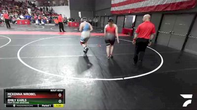 172+ Quarterfinal - Emily Karls, MGM Silver Spartans vs Mckenna Wrobel, SBS