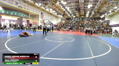 175 Boys Champ. Round 2 - Sean Magtoto, Cathedral Catholic vs Ahmed Shekaib Ameer Hussain, El Cajon Valley