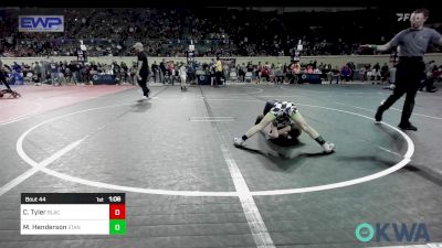 61 lbs Quarterfinal - Cj Tyler, Black Fox Wrestling Club vs Maddox Henderson, Standfast