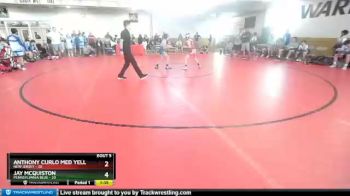 71 lbs Round 2 (8 Team) - Anthony Curlo Med Yellow, New Jersey vs Jay McQuiston, Pennsylvania Blue