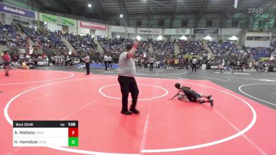 70 lbs Round Of 32 - Aiden Maltezo, Canon City Wrestling Club vs Hamid Hamidzai, Lesher