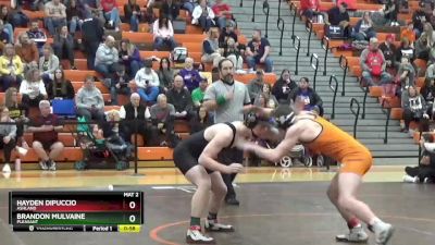 165 lbs Cons. Round 4 - Hayden DiPuccio, Ashland vs Brandon Mulvaine, Pleasant