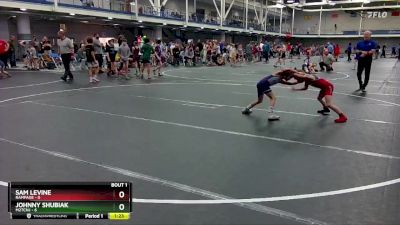 52 lbs Finals (2 Team) - Sam Levine, Rampage vs Johnny Shubiak, M2TCNJ