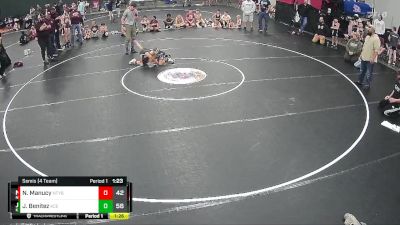 75 lbs Semis (4 Team) - Jayden Benitez, KC Elite vs Newton Manucy, Ninety Six