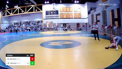 133A lbs Rr Rnd 1 - Beau Bayless, Harvard vs Wyatt Henson, Oklahoma