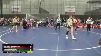 160 lbs Finals (8 Team) - Michael Kimbrough, Nebraska Silver vs Gannon Knebel, South Dakota Storm