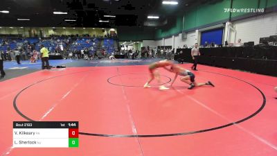 120 lbs Round Of 32 - Vinny Kilkeary, PA vs Luke Sherlock, NJ