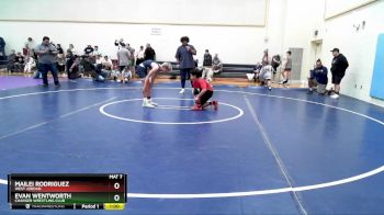 105-112 lbs Round 3 - Mailei Rodriguez, West Jordan vs Evan Wentworth, Charger Wrestling Club