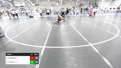 165 lbs Rr Rnd 3 - Jacob Schwalm, Buffalo Valley Black vs Xavier Arroyo, Team Gotcha Blue