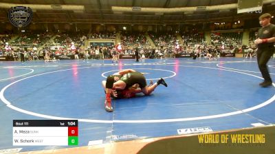 101 lbs Quarterfinal - Aaron Meza, Sunkist Kids Monster Garage vs William Schork, Westshore Wrestling Club