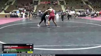 285 lbs 3rd Place Match - Tanner Stogner, Shelby County vs Jayden Joseph, Northridge High School