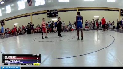 119 lbs Semifinal - Bo Jackson, Indian Creek Wrestling Club vs Sebastien Jean, Warren Wrestling Academy