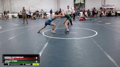 130 lbs Quarterfinal - Kieron McCormack, Roundtree WA vs Josiah Sykes, Skyline