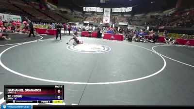 106 lbs Round 2 (16 Team) - Nathaniel Granados, SJWA vs Tej Sidhu, NAWA