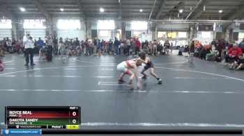 76 lbs Round 5 (6 Team) - Royce Beal, POWA vs Dakota Sandy, Mat Assassins