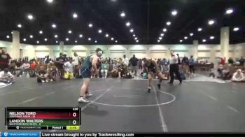 220 lbs Round 5 (8 Team) - Nelson Toro, Southside Mafia vs Landon Walters, Backyard Boyz White