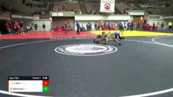 113 lbs Quarterfinal - Isaiah Lara, South High School Wrestling vs Dominic Marquez, California